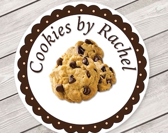 Cookie Stickers, Baking Labels, Cookies Labels, From the Kitchen Of, Kitchen Stickers, Cake Box Labels, Cookie Box Stickers,SHEET OF 12 #347