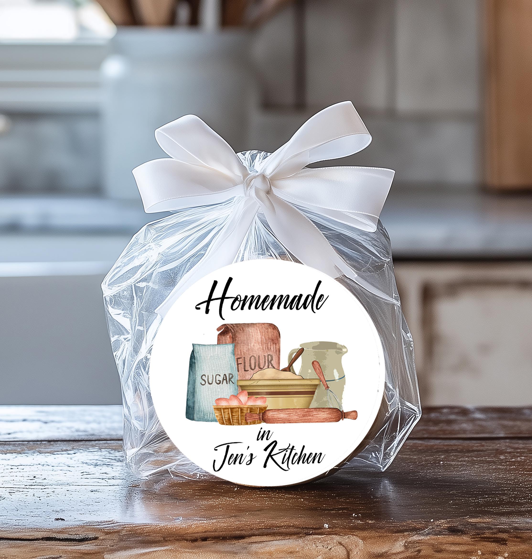 Personalized Bakery Labels, Custom Kitchen Labels, Homemade Baking ...