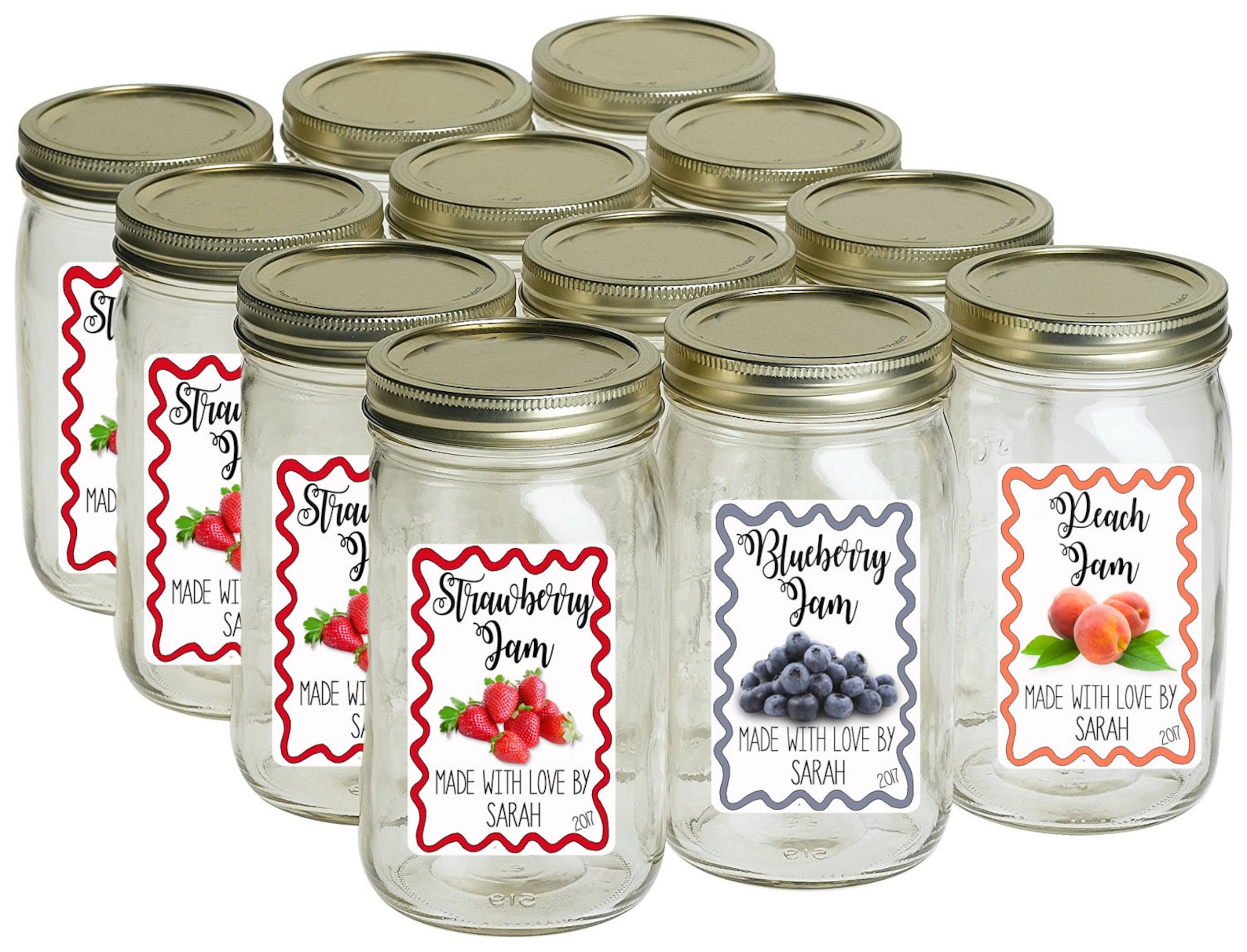 Canning Labels Mason Jar Labels Homemade Jam Labels Mason Etsy