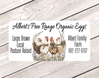 Custom Egg Carton Labels | Butt Nugget Stickers, Rectangle, 3"x2"