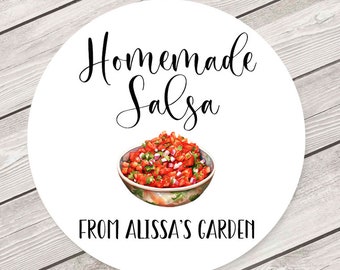 Canning Labels, Mason Jar Stickers, Homemade Salsa Labels, Custom Food Labels, Minimalist Jar Labels, Personalized Canning Labels