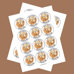 Homemade Bread Labels Custom Gift Food Labels Sourdough Bread Labels Bakery Bread Stickers Bread Label Gift Labels for Bread 1920 image 3