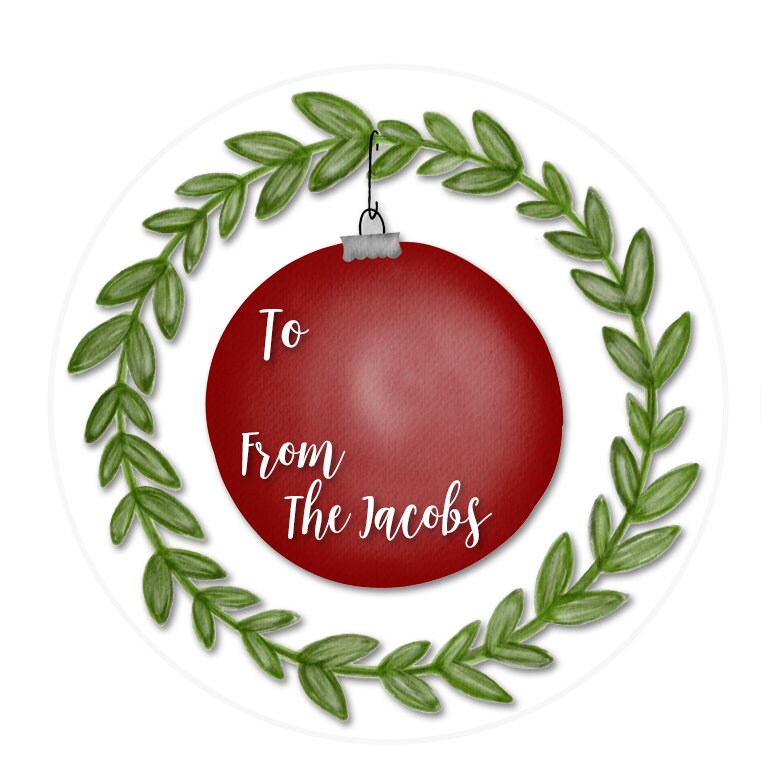 Christmas Gift Tags Christmas Stickers Holiday Gift Tags To Etsy