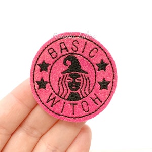 Basic witch Feltie | Witch felties | Halloween felties | total witch felties | Glitter felties | UNCUT | set of 4