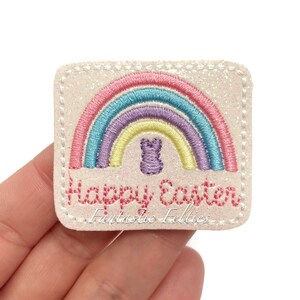 Happy Easter Rainbow Felties | EXCLUSIVE | Rainbow felties | Risen rainbow felties | glitter felties | Faith Felties | UNCUT | (set of 4)