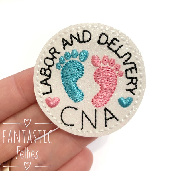 Labor and Delivery CNA Felties | UNCUT | EXCLUSIVE | baby felties | medical Feltie | L & D felties | swaddled baby felties | (set of 4)