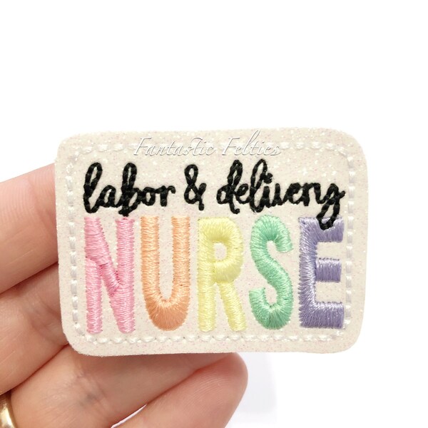 Labor and Delivery Nurse Felties | UNCUT | EXCLUSIVE | baby felties | medical Feltie | L & D felties | swaddled baby felties | (set of 4)