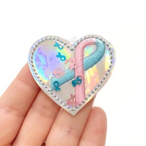 Infant loss awareness felties - miscarriage awareness felties - Awareness felties - heart felties - shaker felties - UNCUT | (set of 4)