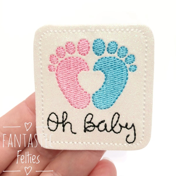 Oh baby Felties | UNCUT | baby nurse | Nicu  felties | medical Feltie | pediatric nurse felties | swaddled baby felties | (set of 4)