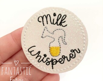 Milk Whisperer felties | nurse felties | medical Feltie | lactation consultant felties | IBCLC felties | UNCUT | set of 4