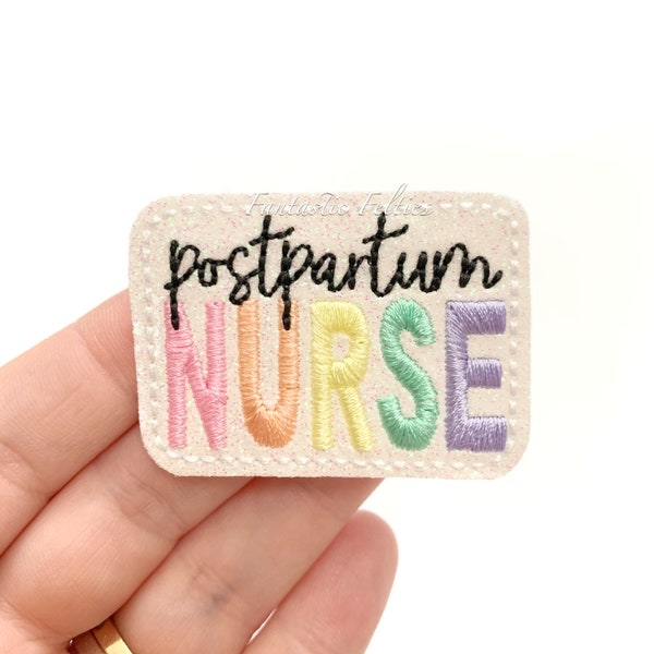 Postpartum Nurse Felties | UNCUT | EXCLUSIVE | baby felties | medical Feltie | PICU felties | swaddled baby felties | (set of 4)