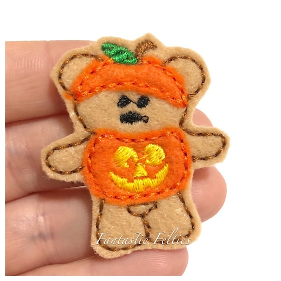 pumpkin teddy bear