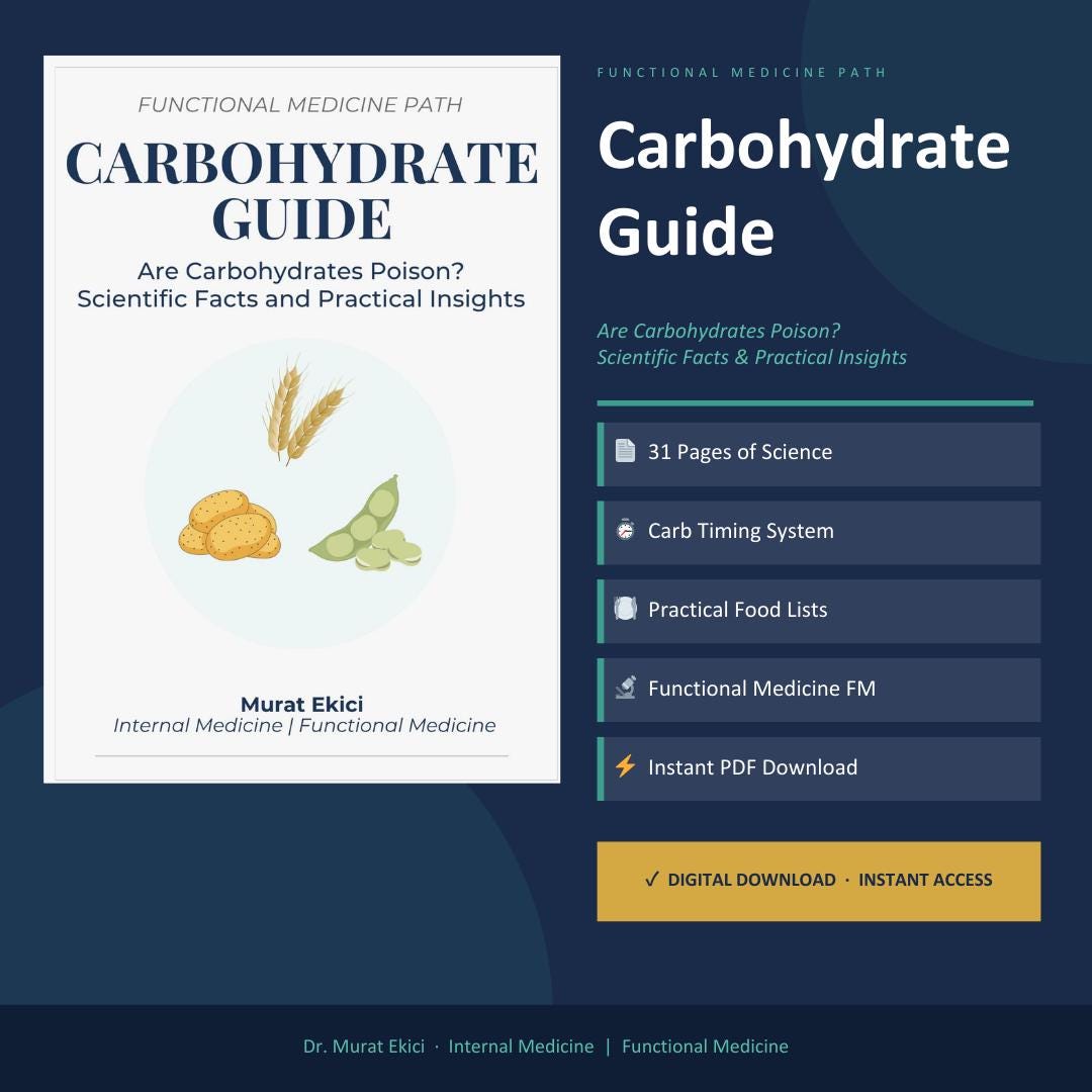 Carbohydrate Guide PDF | Glycemic Load Timing & Food List | Blood Sugar ...