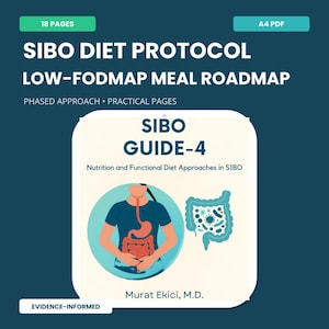 SIBO Diet & Low FODMAP Meal Plan — Doctor Written Guide for IBS Relief | Vol. 4 of 5