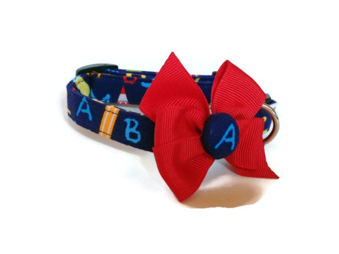 ABC's Dog Collar size Extra Small Etsy
