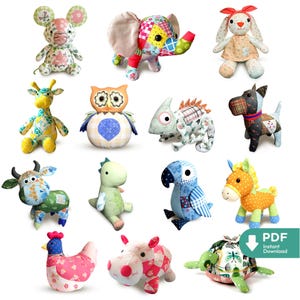Peluches de la Sra. Quilty – Paquete de 14 patrones, vol. 2