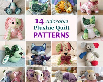 Mrs. Quilty Plushies – Bundle of 14 Patterns