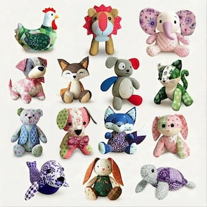 Mrs. Quilty Plushies – Bundle of 14 Patterns