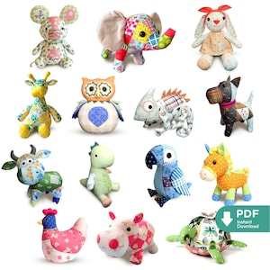 Mrs. Quilty Plushies – Bundel van 14 patronen vol. 2