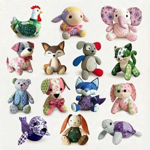 Mrs. Quilty Plushies – Bundle of 14 Patterns
