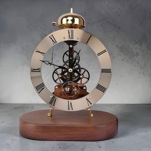 German Modern Decorative Table Clock • Luxury Creative Living Room & Desk Ornament • Silent Sweep Home Desk Clock • Minimalist Timepiece