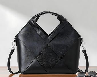 Woven Handbag – Large Capacity Crossbody Shoulder Purse, Chic Casual Niche Fashion