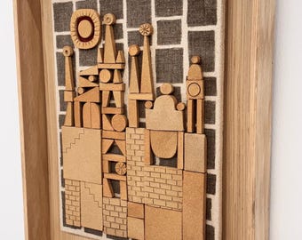 ミッドセンチュリーモダンセラミックウォールアート：Mod Blooms