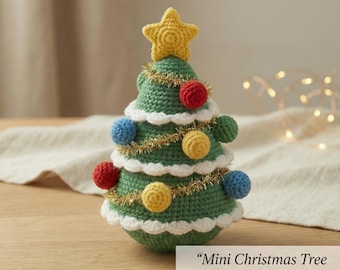 Amigurumi Christmas Tree Crochet Pattern – Mini Holiday Decor (PDF)