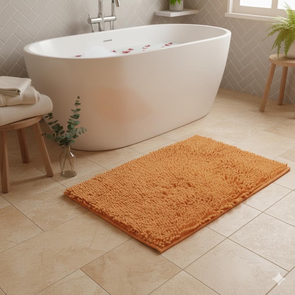 Tappetino da Bagno Antiscivolo 40x60cm Super Assorbente