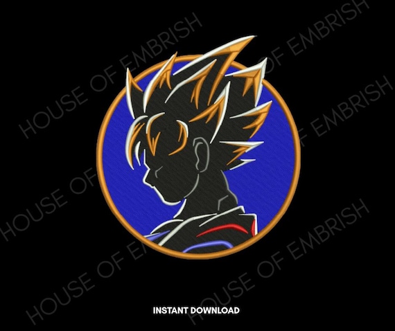 Anime Hero Embroidery Design | Anime Boy Machine Embroidery File | 5 SIZES | Digital Download