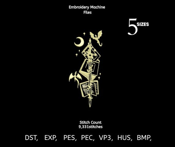 Fourth Wing Dragon Embroidery Design, Bookish Fantasy Pattern (Digital Download)