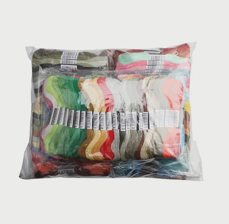150 Color Embroidery Floss Set, Rainbow Cross Stitch Thread Bundle, Bracelet String, Craft Sewing Thread Kit, DIY Embroidery Supplies image 4