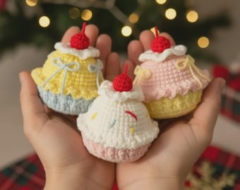 Crochet Cupcake Amigurumi Pattern, Kawaii Dessert Crochet PDF, Cute Cupcake Plush Tutorial, Beginner Friendly Pattern