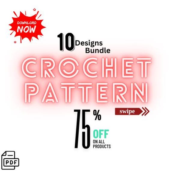 10 Cute Character Crochet Patterns | Amigurumi Plush Toy Bundle PDF | Soft Toy Digital Download | Beginners to Advanced