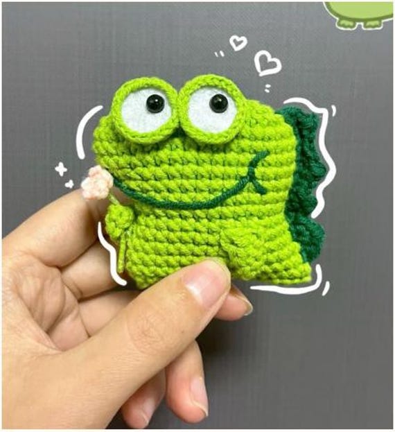 Mini Frog Crochet Pattern PDF | Cute Amigurumi Frog Plush | Easy Beginner Crochet Toy | Instant Digital Download