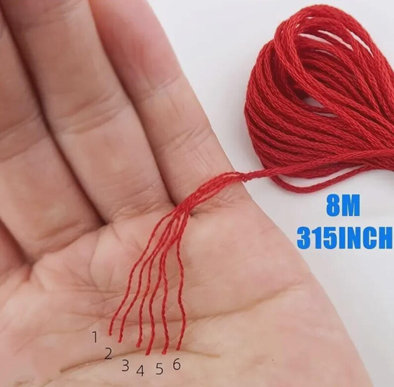 150 Color Embroidery Floss Set, Rainbow Cross Stitch Thread Bundle, Bracelet String, Craft Sewing Thread Kit, DIY Embroidery Supplies image 7