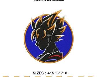 Anime Hero Embroidery Design | Gamer Gift, Cosplay (Digital Download)
