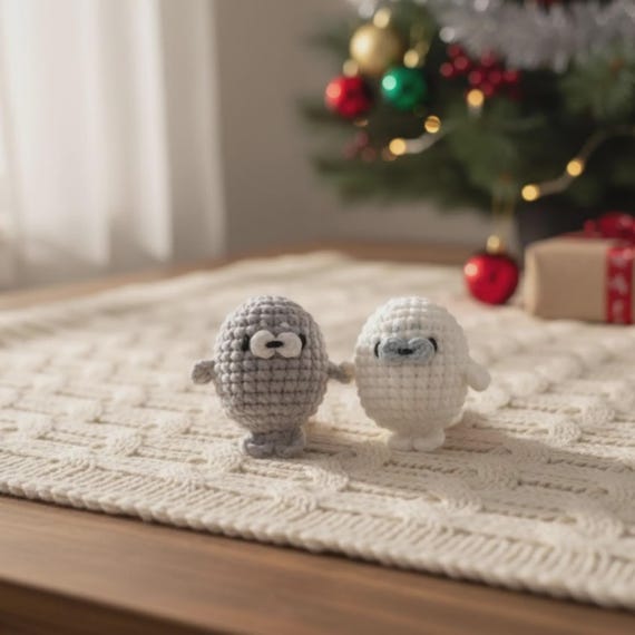 Amigurumi Seal Crochet Pattern, Baby Plush Toy (Digital Pattern)