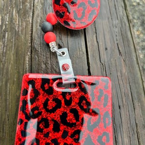 Retractable Badge Buddy and badge reel combo with alligator clamp