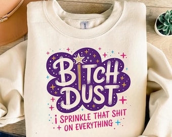 Strooi PNG, Sassy Magical Shirt Design, grappige sublimatie humor voor volwassenen, Sparkle Star Graphic, Sarcastic Gift Art, DTF (digitale download)