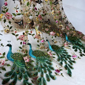 peacocks black lace dress Zapaka Women Peacock Long Prom Dress with Appliques Mermaid Spaghetti Straps Sequins Formal Dress, Black / US2