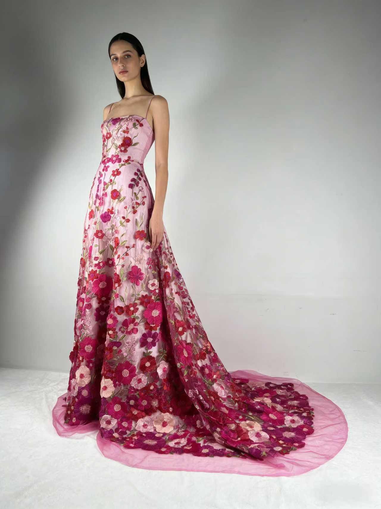 Fuchsia Lace Dress - Etsy