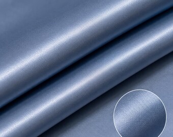 Dusty Blue Satin Fabric by the Yard, Luxury Stretch Satin for Bridesmaid Dresses, Wedding Gowns and Bridal Sewing, 58/60 Inch Wide