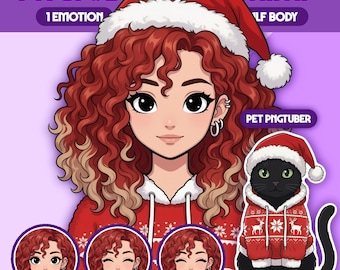 Female PNGTuber Model | Premade PNGTuber Girl | VeadoTube Model | Cute PNG Tuber Model | Vtuber Model, Twitch Avatar, GIFTuber, F84 - MiMi