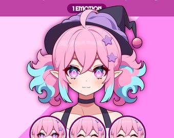 Female PNGTuber Model | Premade PNGTuber Girl | VeadoTube Model | Cute PNG Tuber Model | Vtuber Model, Twitch Avatar, GIFTuber, F40 - Ruriko
