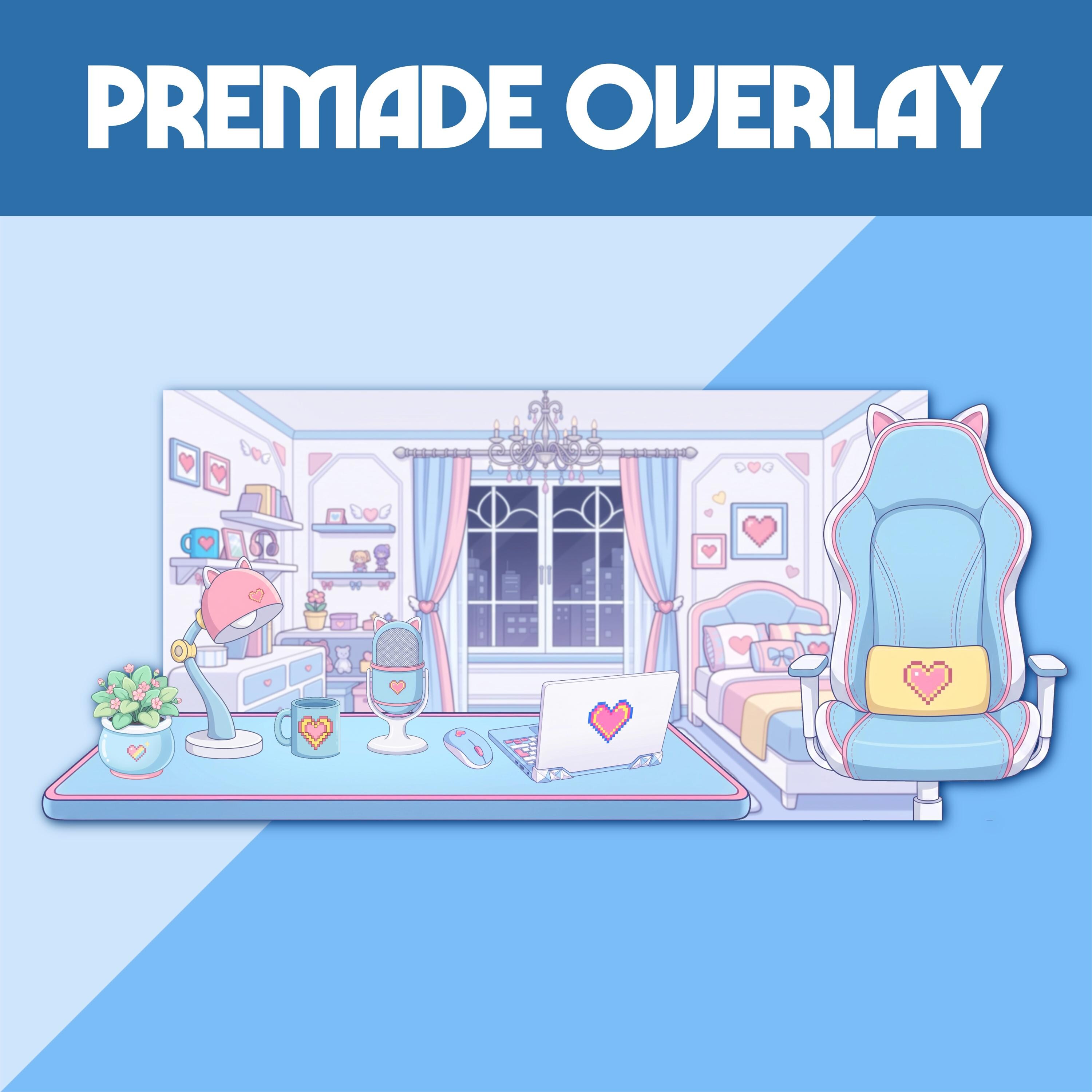 Vtuber Room Asset Pack | Streaming Assets | Twitch Accessories ...