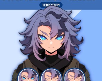 Male PNGTuber Model | Premade PNGTuber Male | VeadoTube Model | Cute PNG Tuber Model | Vtuber Model, Twitch Avatar, GIFTuber, M04 - Arata