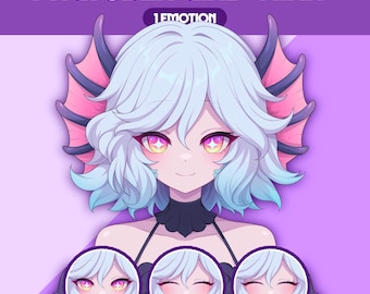 Female PNGTuber Model | Premade PNGTuber Girl | VeadoTube Model | Cute PNG Tuber Model | Vtuber Model, Twitch Avatar, GIFTuber, F07 - Hina