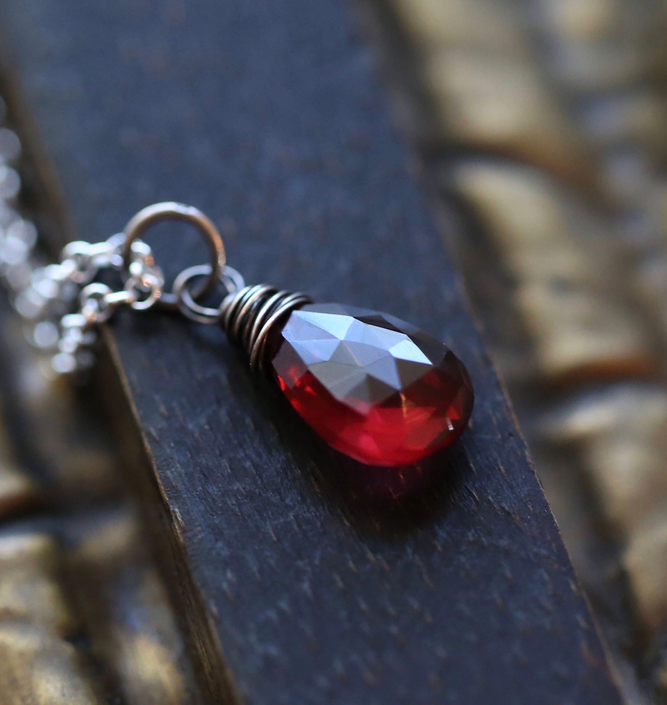 Necklace Birthstone Necklace AAA Sterling Etsy