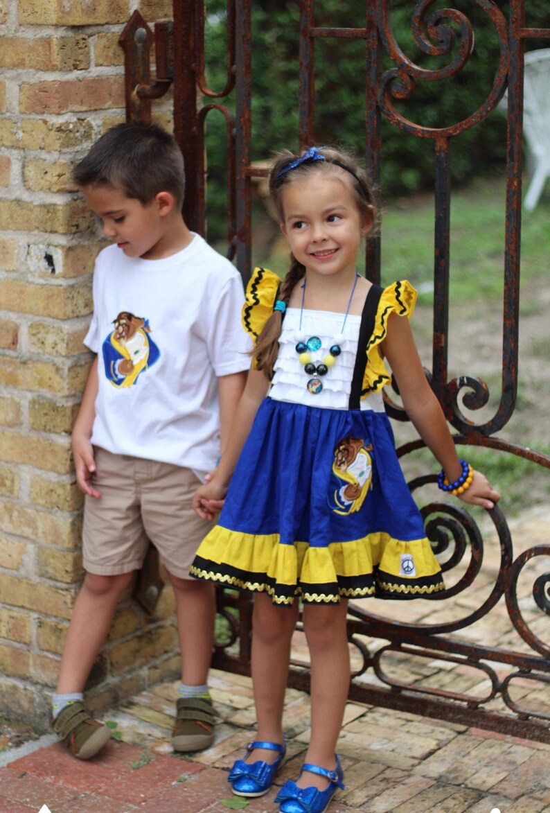 Boys Disney Embroidered Beast Tee Shirt T 2T 3T 4T 5T